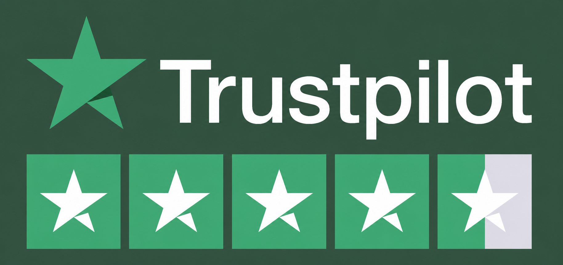 Trustpilot Excellent 4.5 stars